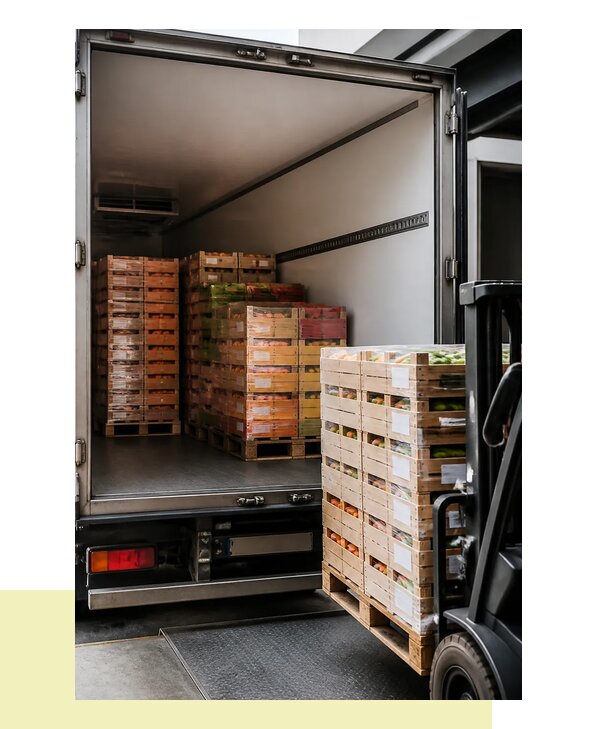 Перевозка сельхозпродукции на паллетах с доставкой в Ейск